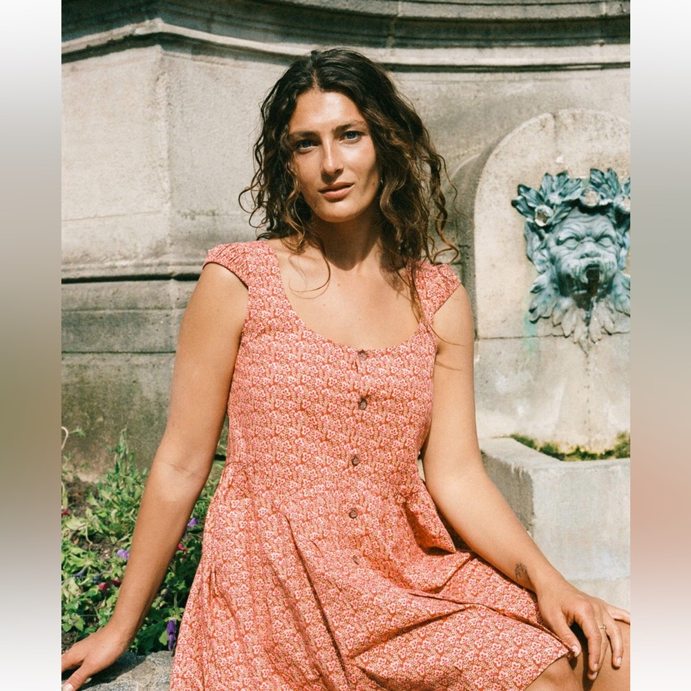 Christy Dawn Roberta Dress in Vermillion Vine